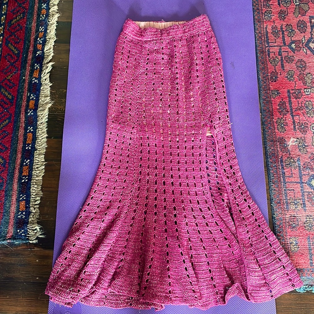 Chasing Unicorns Feels Like  Love crochet skirt.